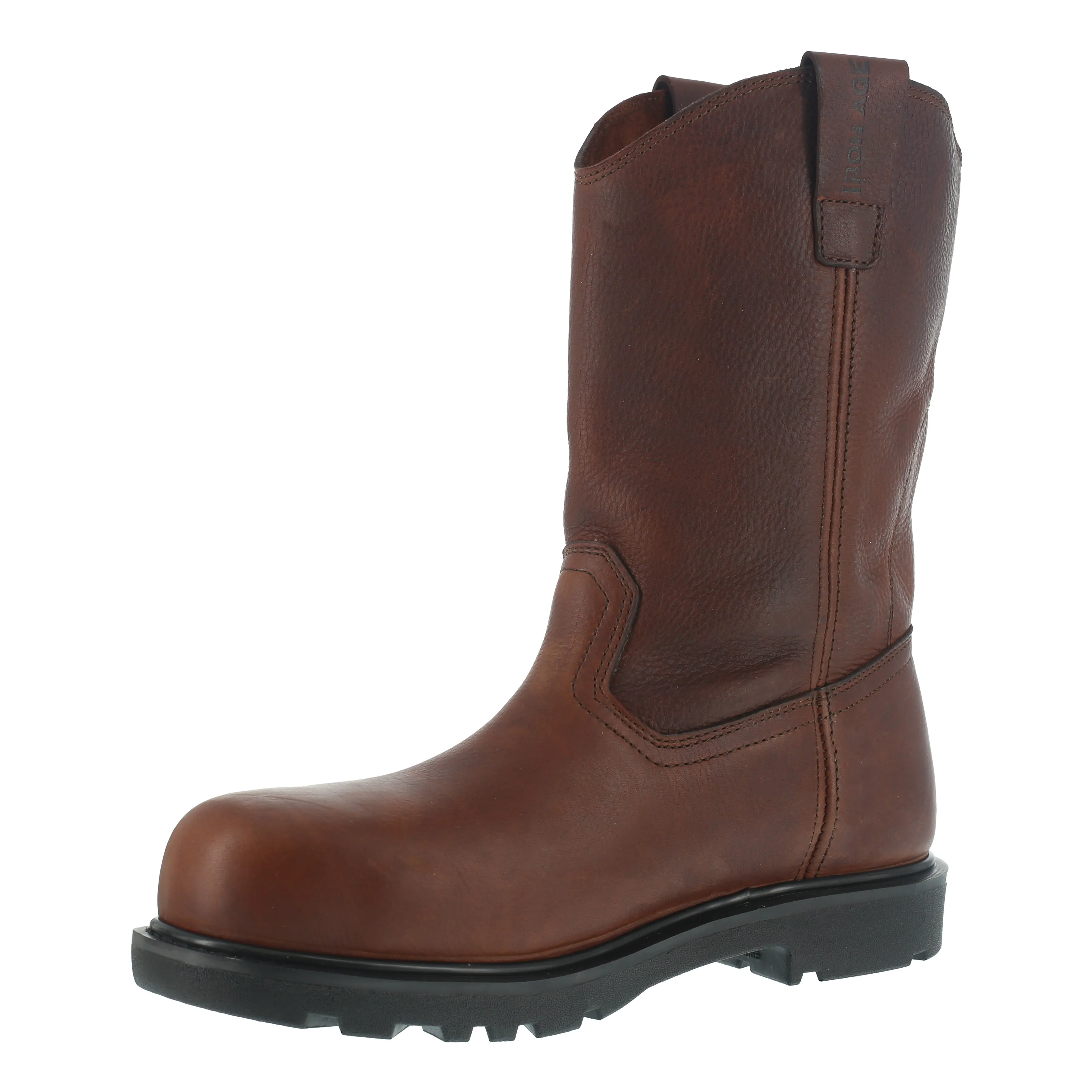 Iron Age Men's Hauler 11" Composite Toe Wellington Work Boot - Brown - IA0194