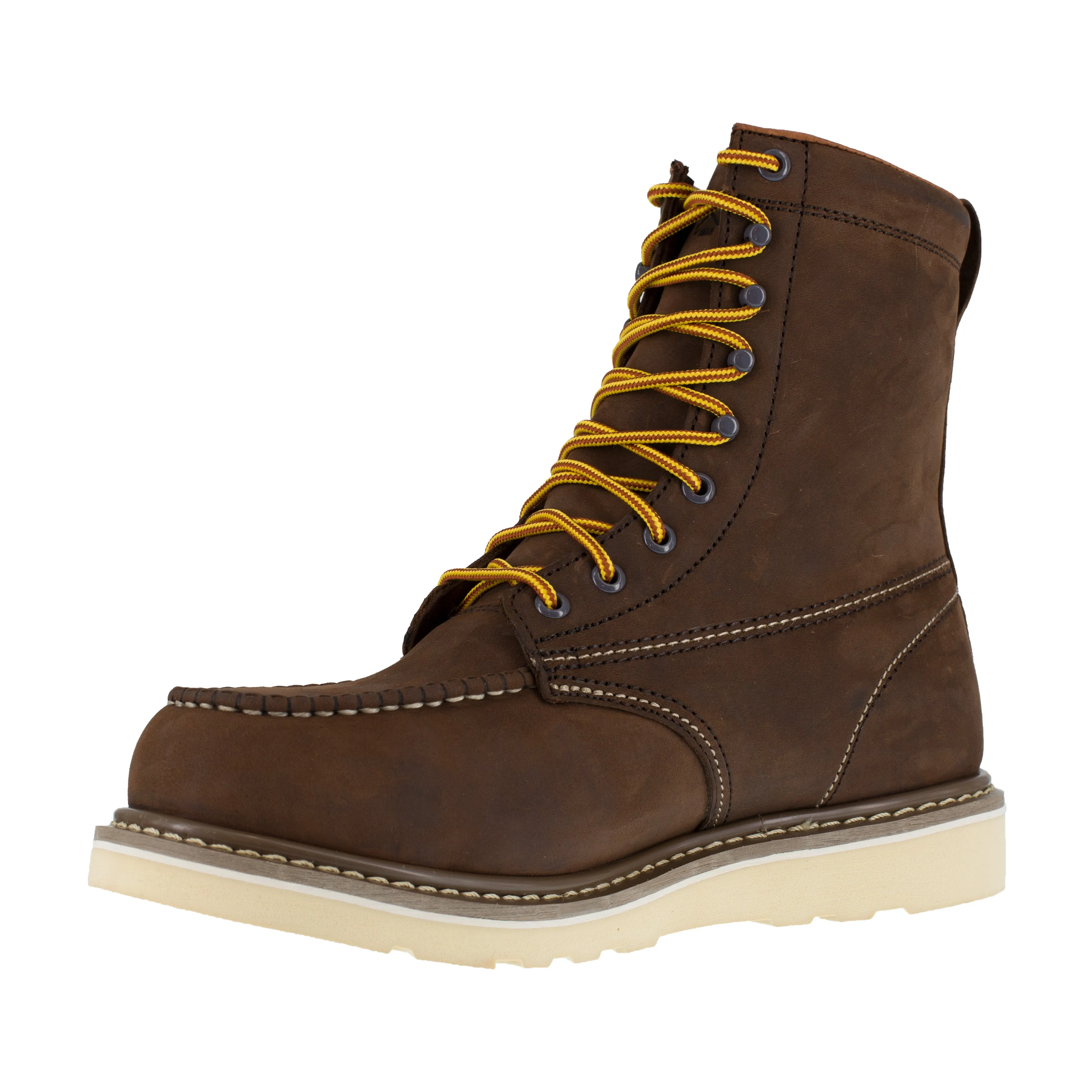 Iron Age Men's Reinforcer 8" Steel Toe Wedge Work Boot - Brown - IA5081