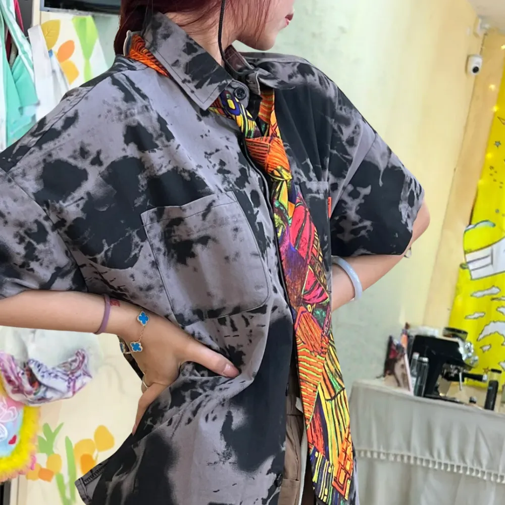 Japanese Tie-Dye Workwear Shirt