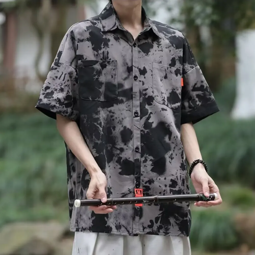 Japanese Tie-Dye Workwear Shirt