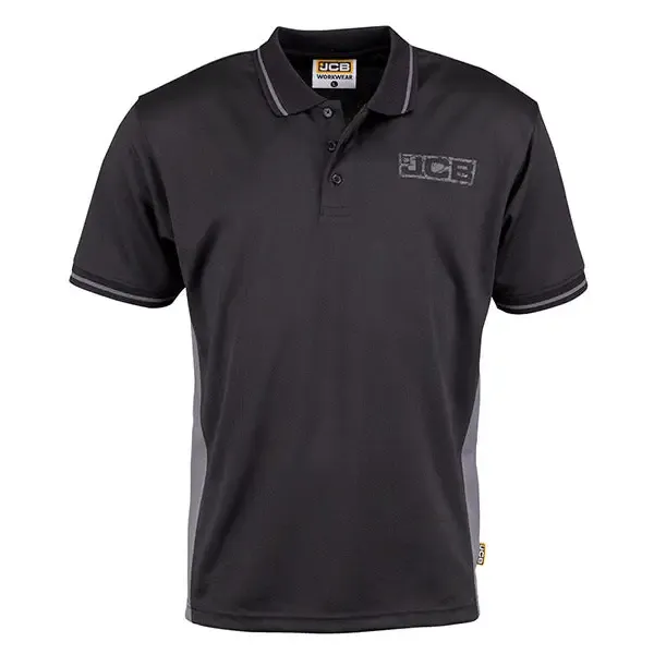JCB Workwear Trade Branded Wicking Polo Shirt
