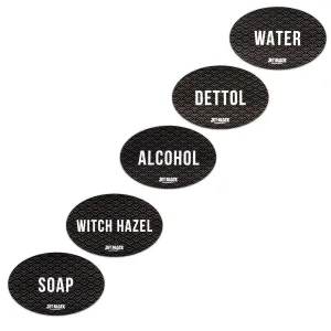 Jet Black - Department of Health Stickers (Set of 5)