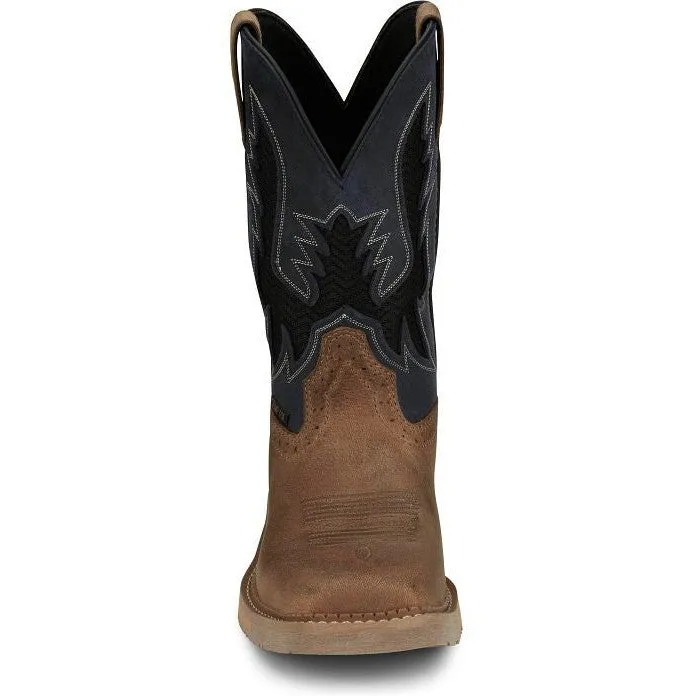 Justin Men's Bolt 11" Comp Toe Western Work Boot -Tan- SE4115