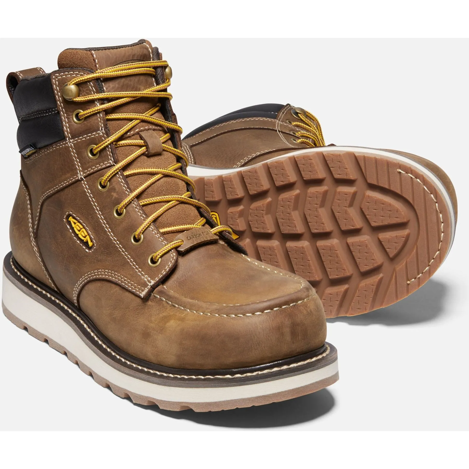 Keen Utility Men's Cincinnati 6" Carbon-Fibre Toe Wedge Waterproof Work Boot 1023222