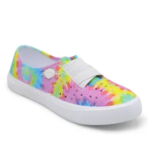 Kids Tie Dye Blowfish Slip On Shoes