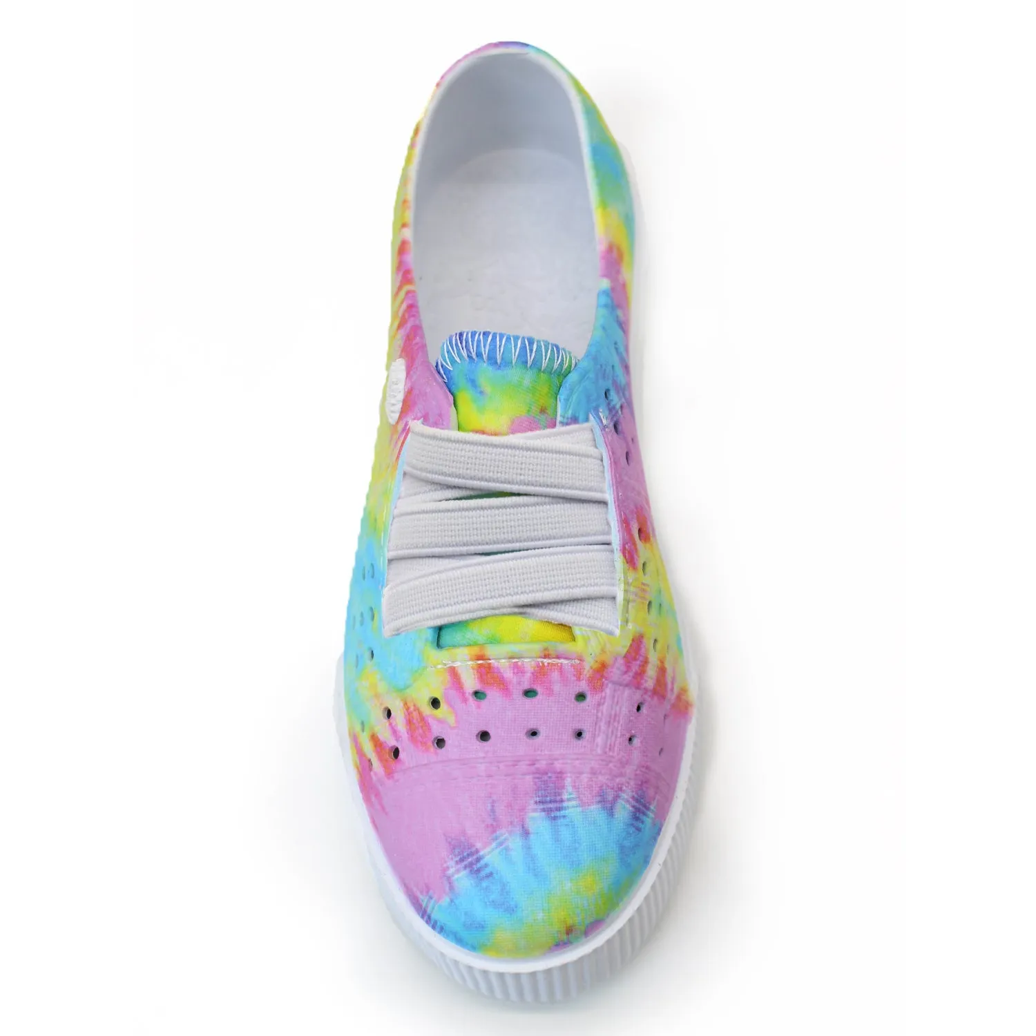 Kids Tie Dye Blowfish Slip On Shoes