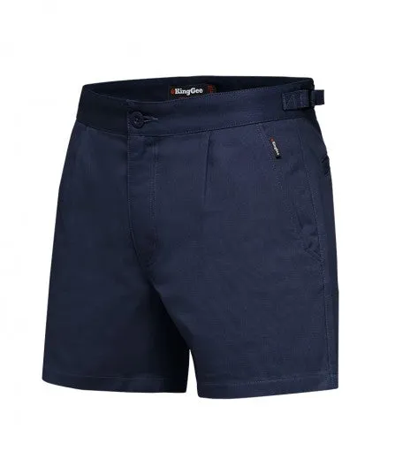 King Gee Drill Utility Shorts - Green, Khaki & Navy