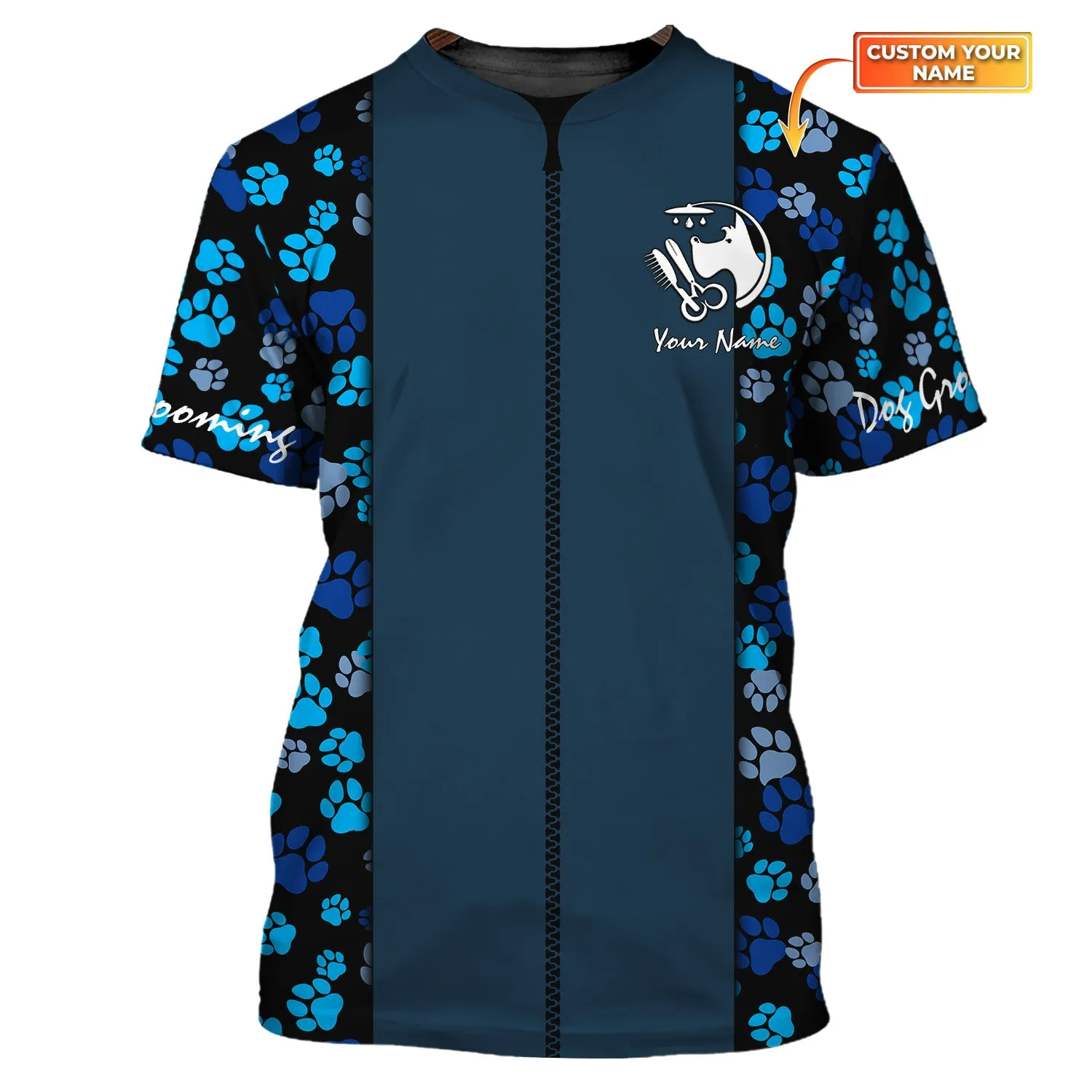 Latest Dog Groomer Pesonalized Shirt Grooming Uniform [Non Workwear]