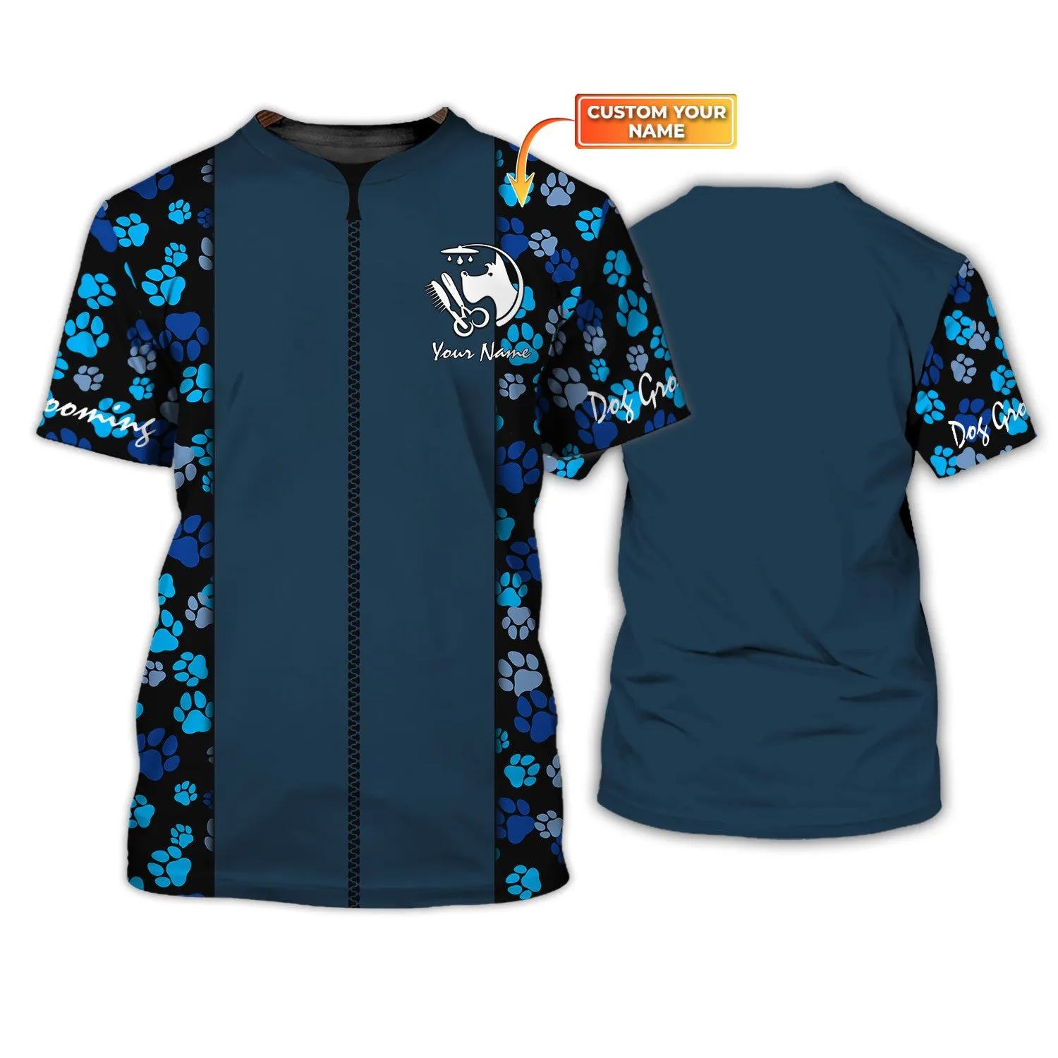 Latest Dog Groomer Pesonalized Shirt Grooming Uniform [Non Workwear]
