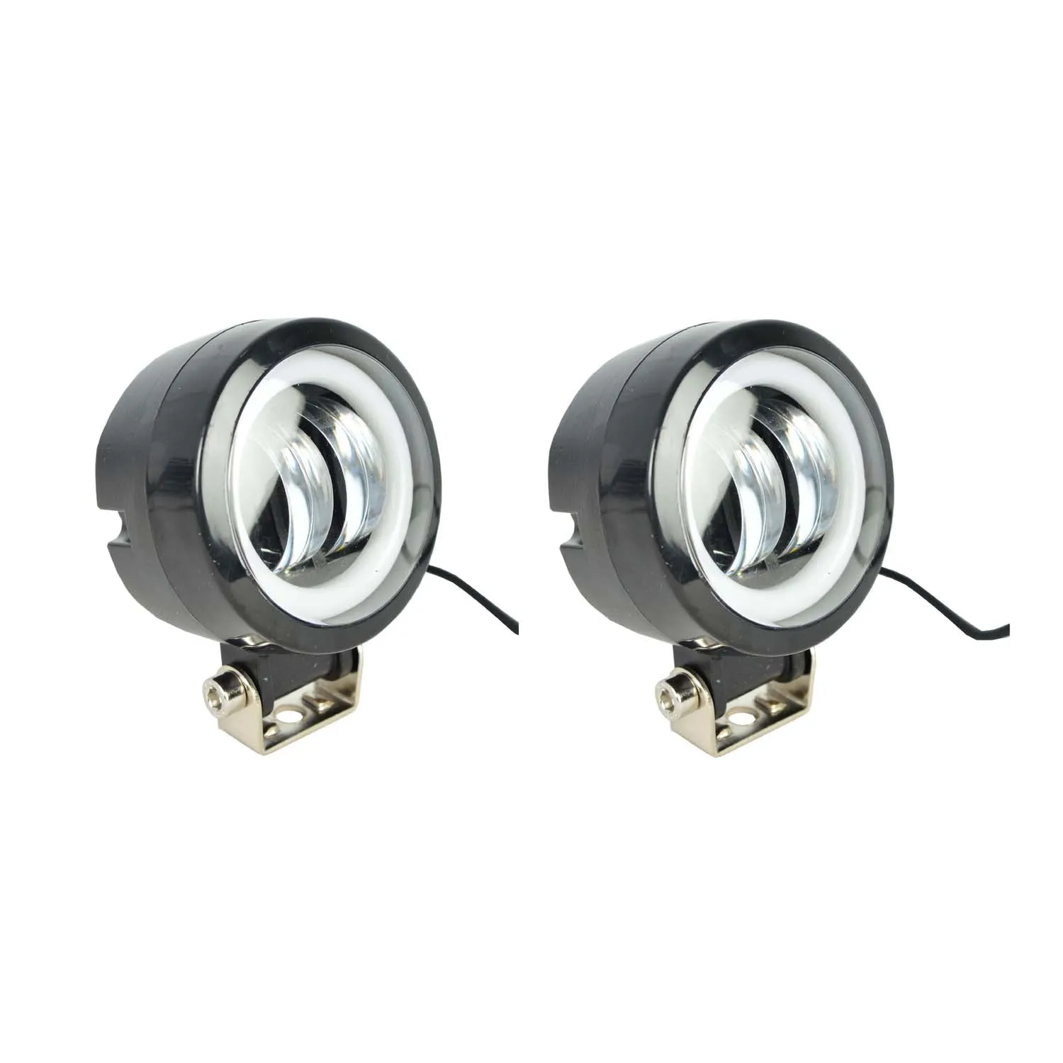Led Fog Light With Blue Ring 20 W (Pack of 2 Pcs)