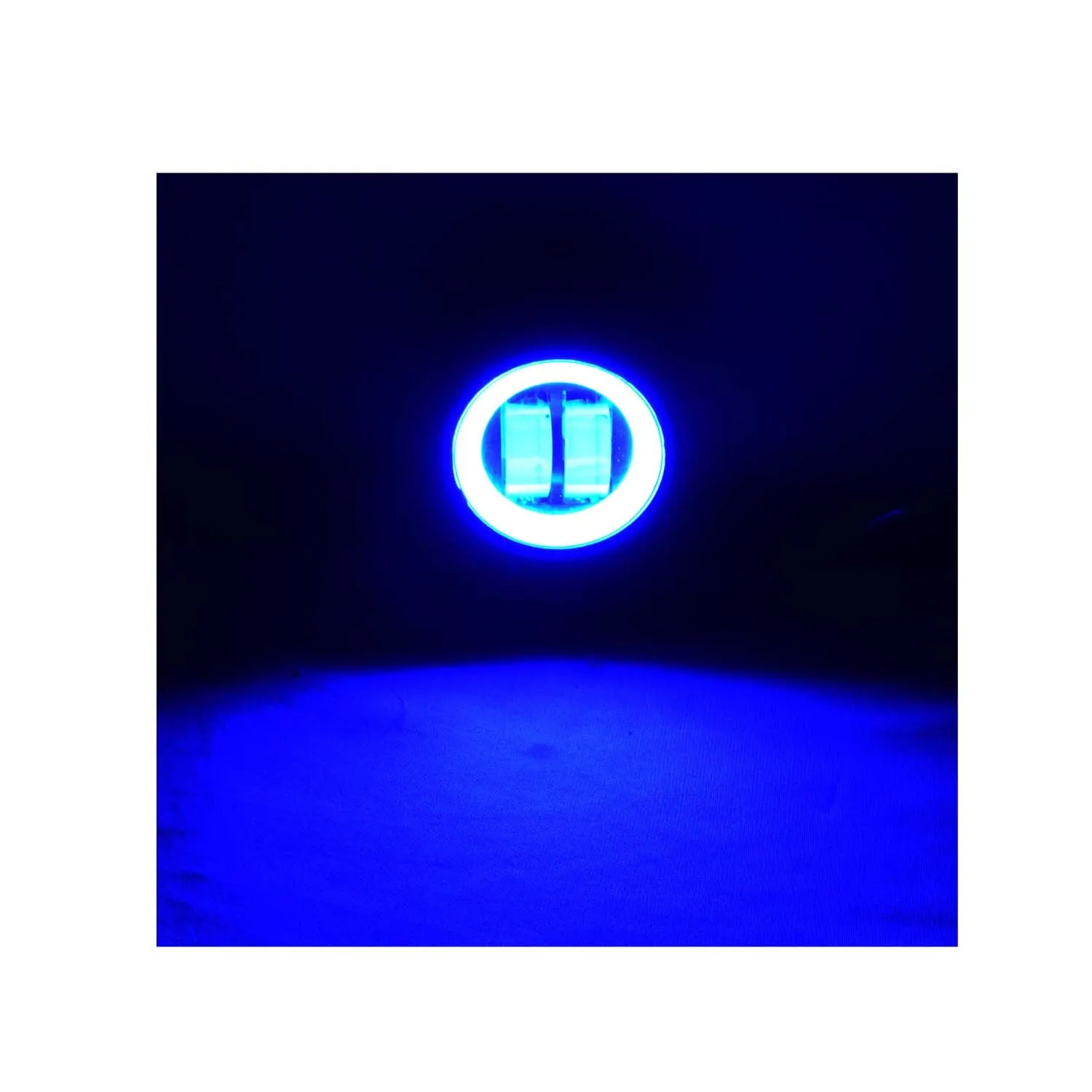 Led Fog Light With Blue Ring 20 W (Pack of 2 Pcs)