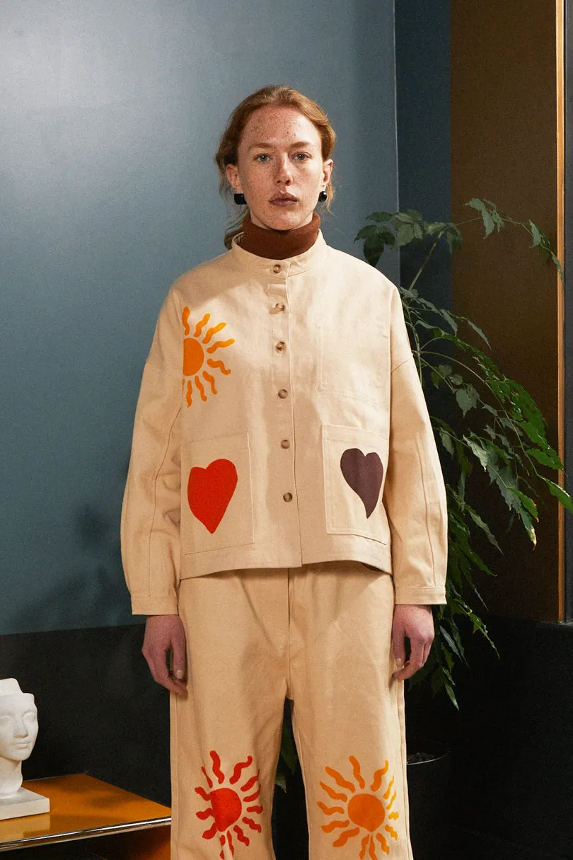 L.F.Markey Wide Chore Coat Agora Print