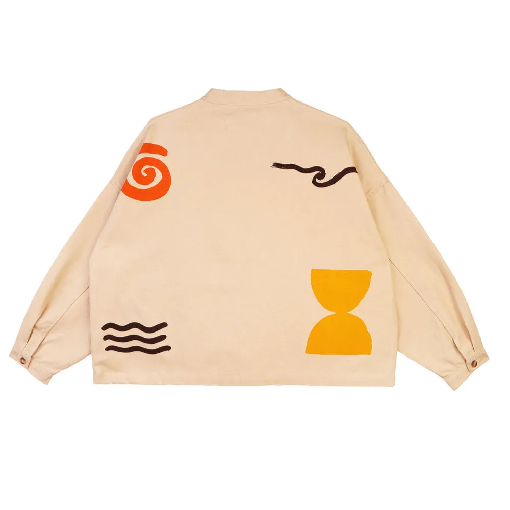 L.F.Markey Wide Chore Coat Agora Print
