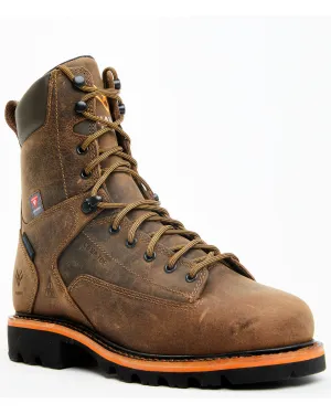 Men's 8" Insulated Lace-Up Waterproof Work Boots - Composite Toe
