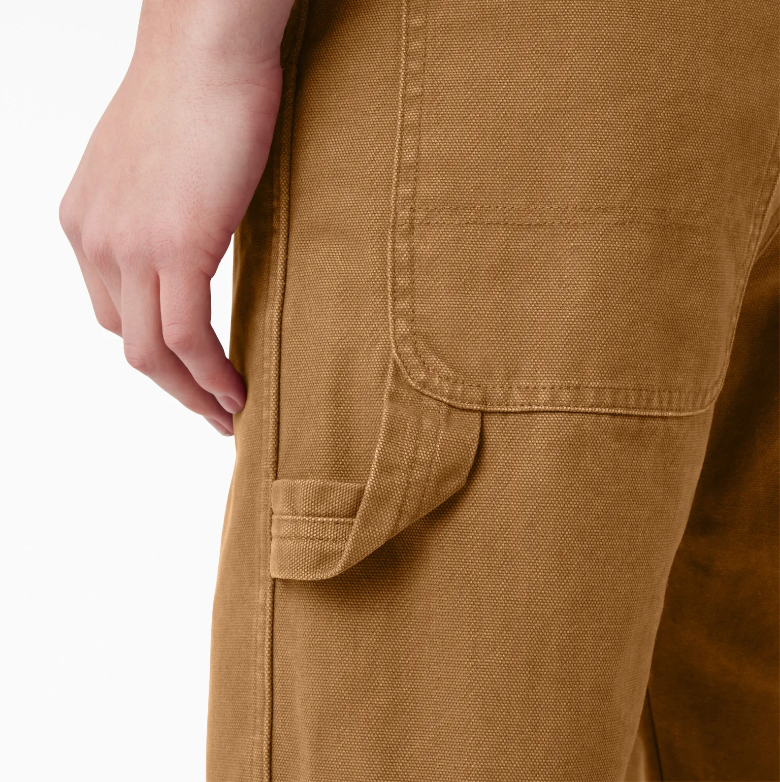 Men's Dickies Duck Carpenter Pant DUR03 - Stonwashed Duck Brown