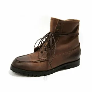 Mens Footwear Work Boots Genuine Leather High Top Shoes