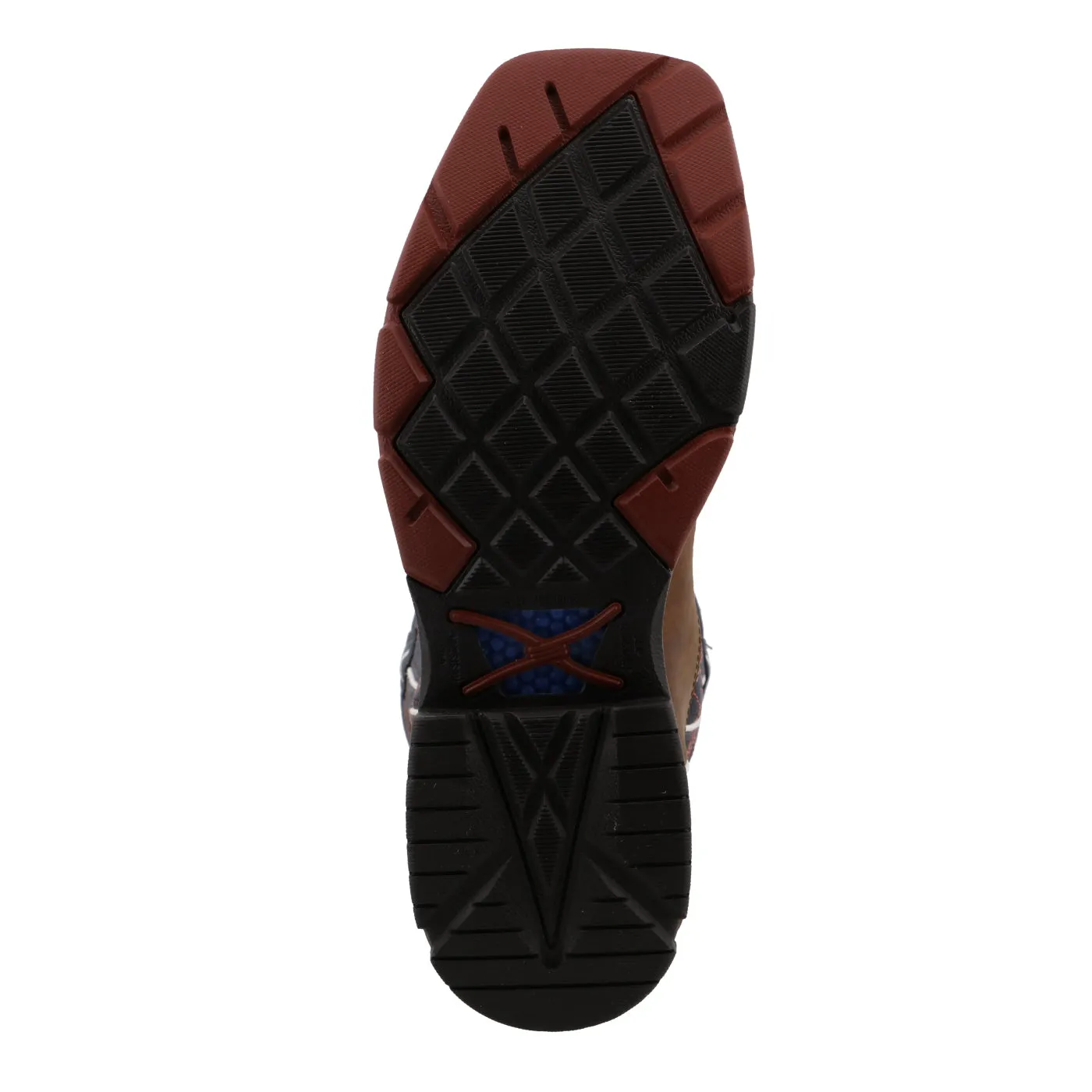 MENS MOCHA & NAVY WATERPROOF WORK BOOT