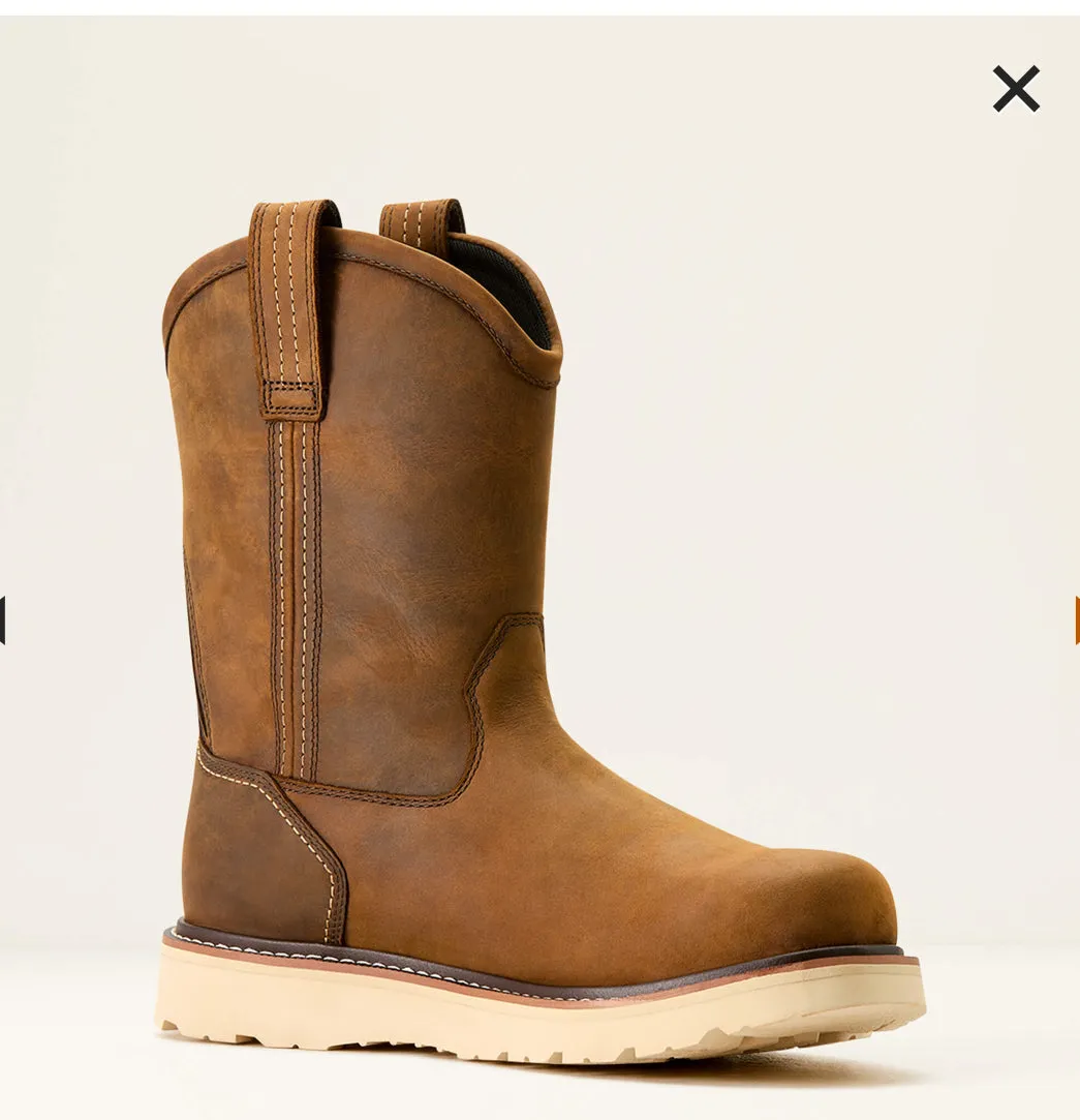 Men’s Rebar Wedge Pull-On Waterproof Work Boot