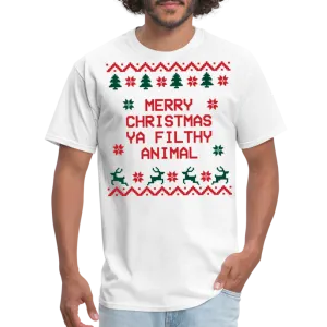 “Merry Christmas Ya Filthy Animal”-Unisex Classic T-Shirt