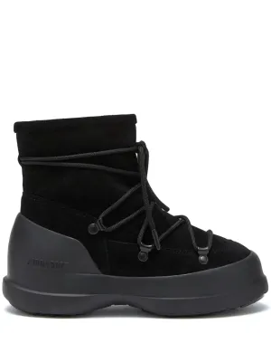 Moon Boot Luna lace-up suede boots