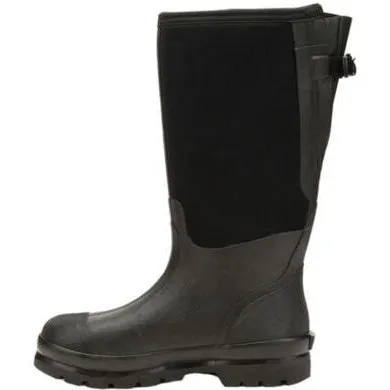 Muck Men's Chore Wild Calf Extended Fit Waterproof Work Boot- Black- MCXF-000