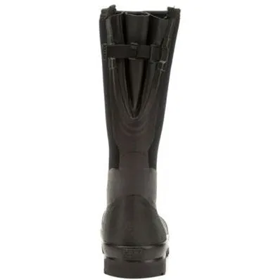 Muck Men's Chore Wild Calf Extended Fit Waterproof Work Boot- Black- MCXF-000