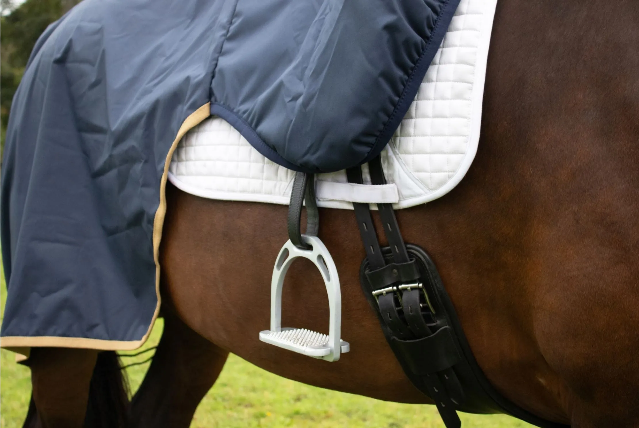 Navy Summer Weight Waterproof Ride - On Exercise Sheet