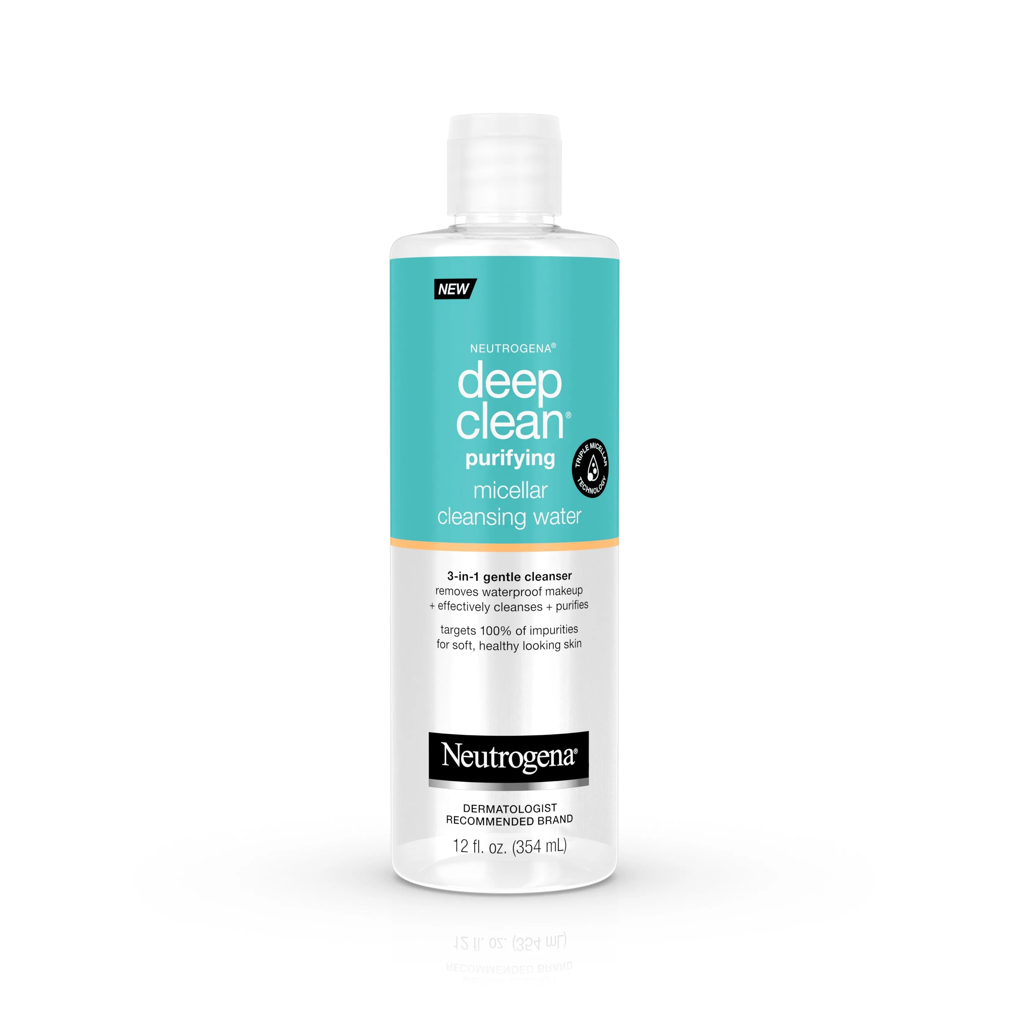 Neutrogena Deep Clean Micellar Water and Makeup Remover, 12 Fl Oz