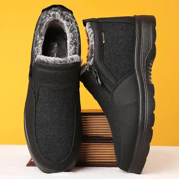NEW Retails $87, Sporthin | Sporty Men's Orthopedic Warm Snow Boots, Black, Sz 11