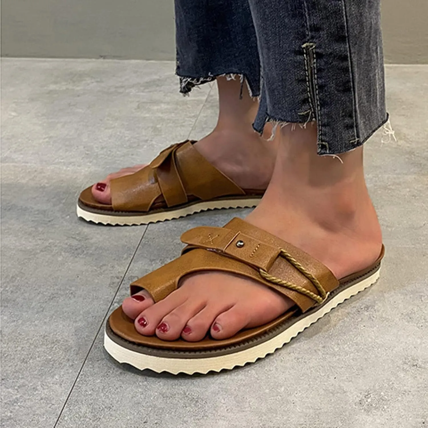 NEW Women's Bunion Corrector Sandal, Orthopedic Bunion Corrector Sandals , Sz 9, Retails $50