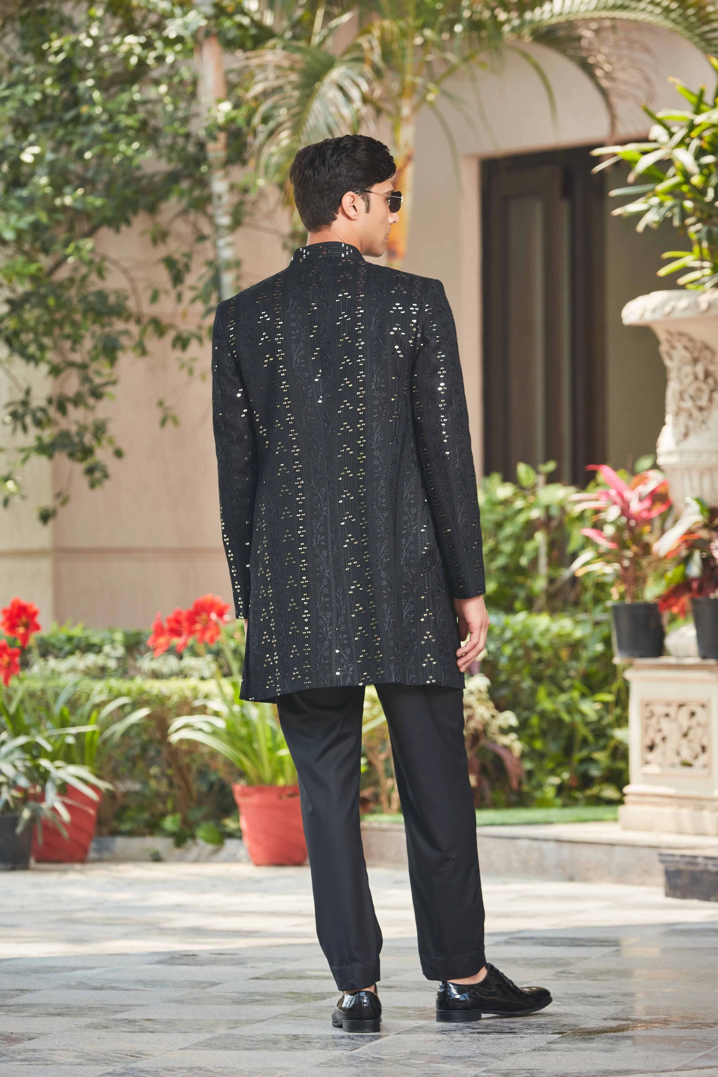 Niruha Open Jacket With kurta Set