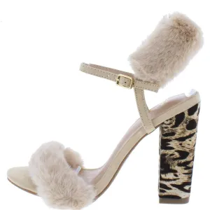 Nude Faux Fur