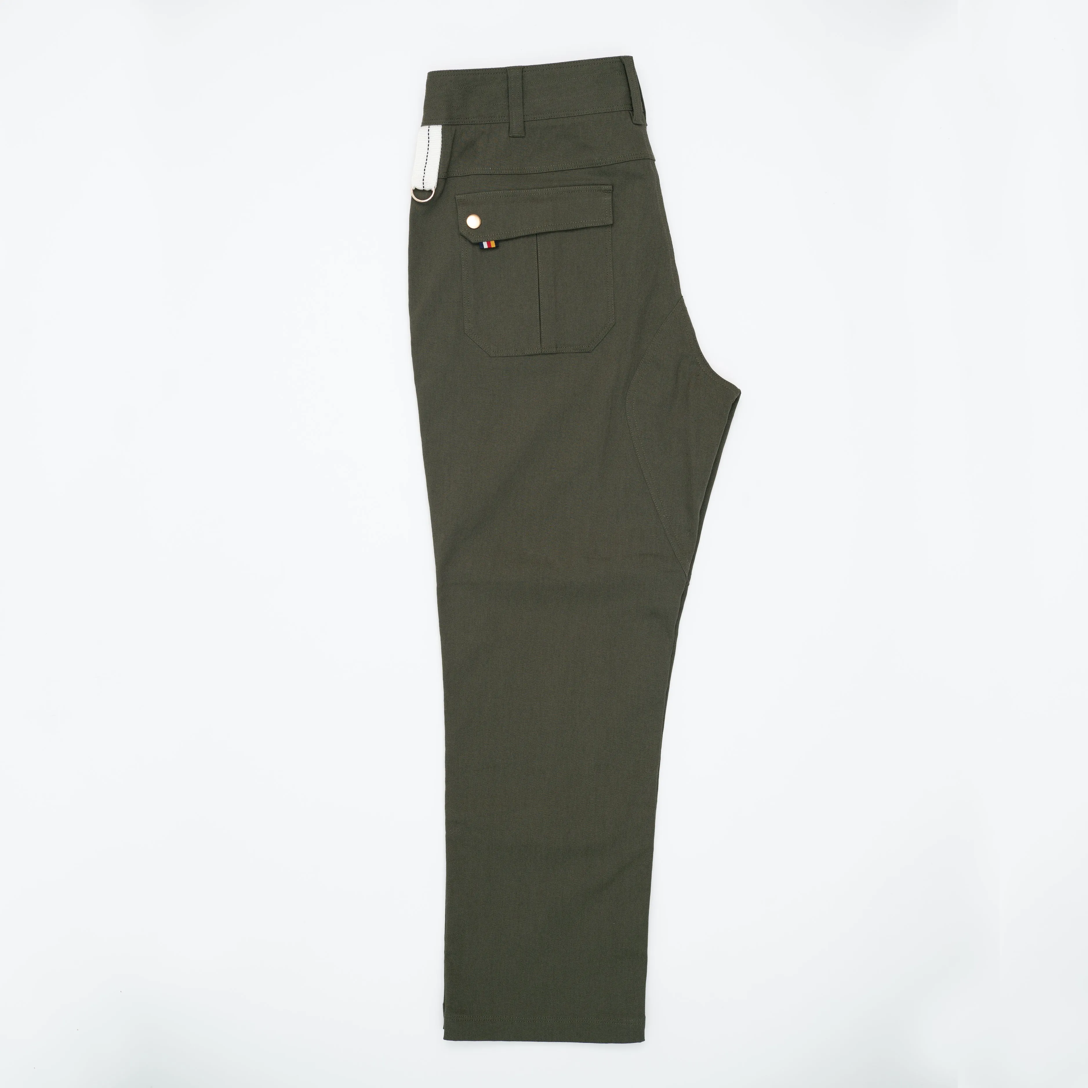 Ola Canvas Utility Pant 01 - Green