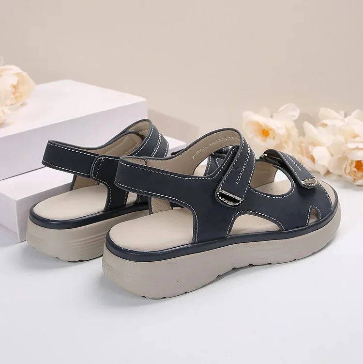 Orthopedic Sandals with Adjustable Straps and Cushioned Sole