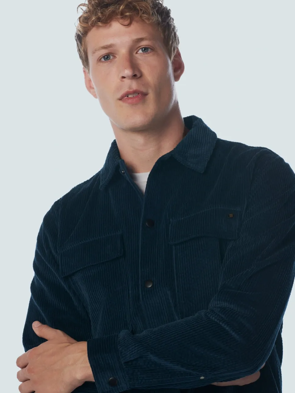 Overshirt Button Closure Corduroy | Night