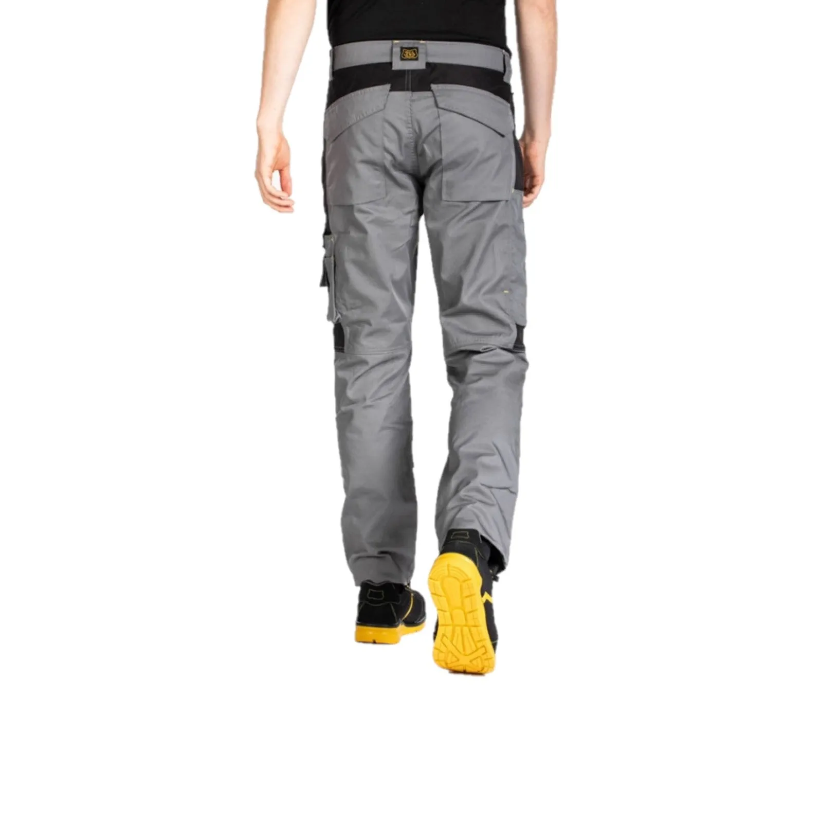 Pantalone da lavoro grigio multi tasche elasticizzato e resistente MOBILON Lewis Workwear