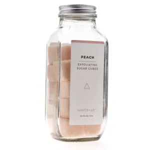 Peach Scented Exfoliating Sugar Cubes