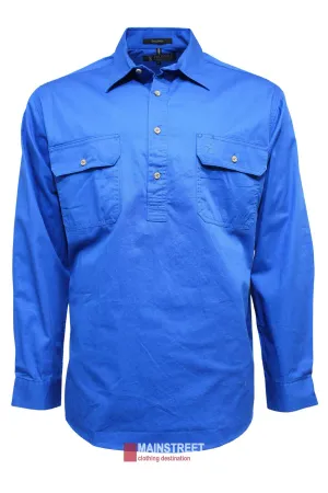 Pilbara Heavy Weight Long Sleeve Closed Front Shirt