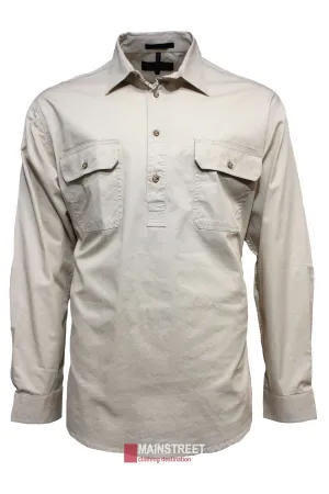 Pilbara Heavy Weight Long Sleeve Closed Front Shirt