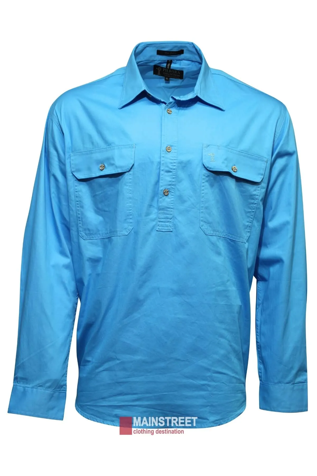 Pilbara Long Sleeve Closed Front Shirt