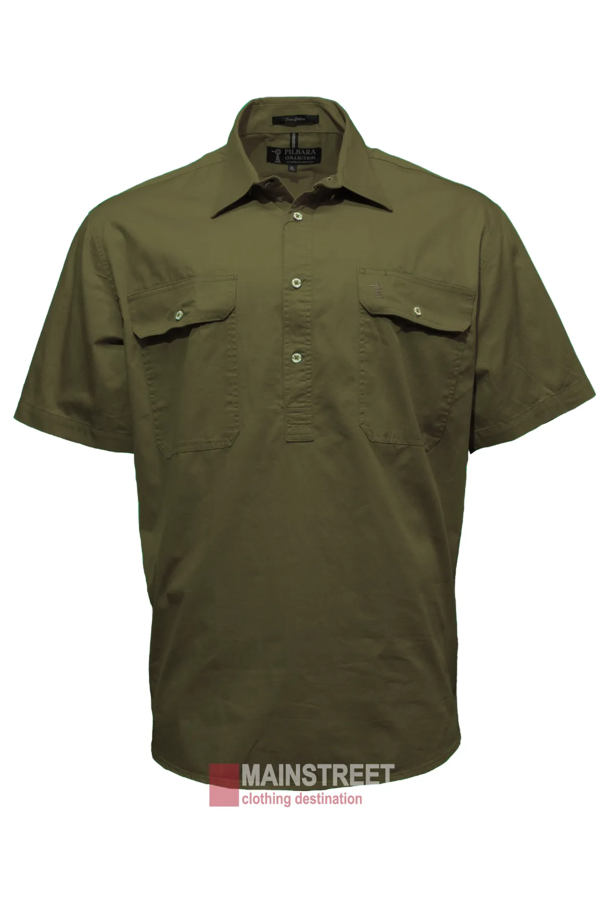 Pilbara Short Sleeve Closed Front