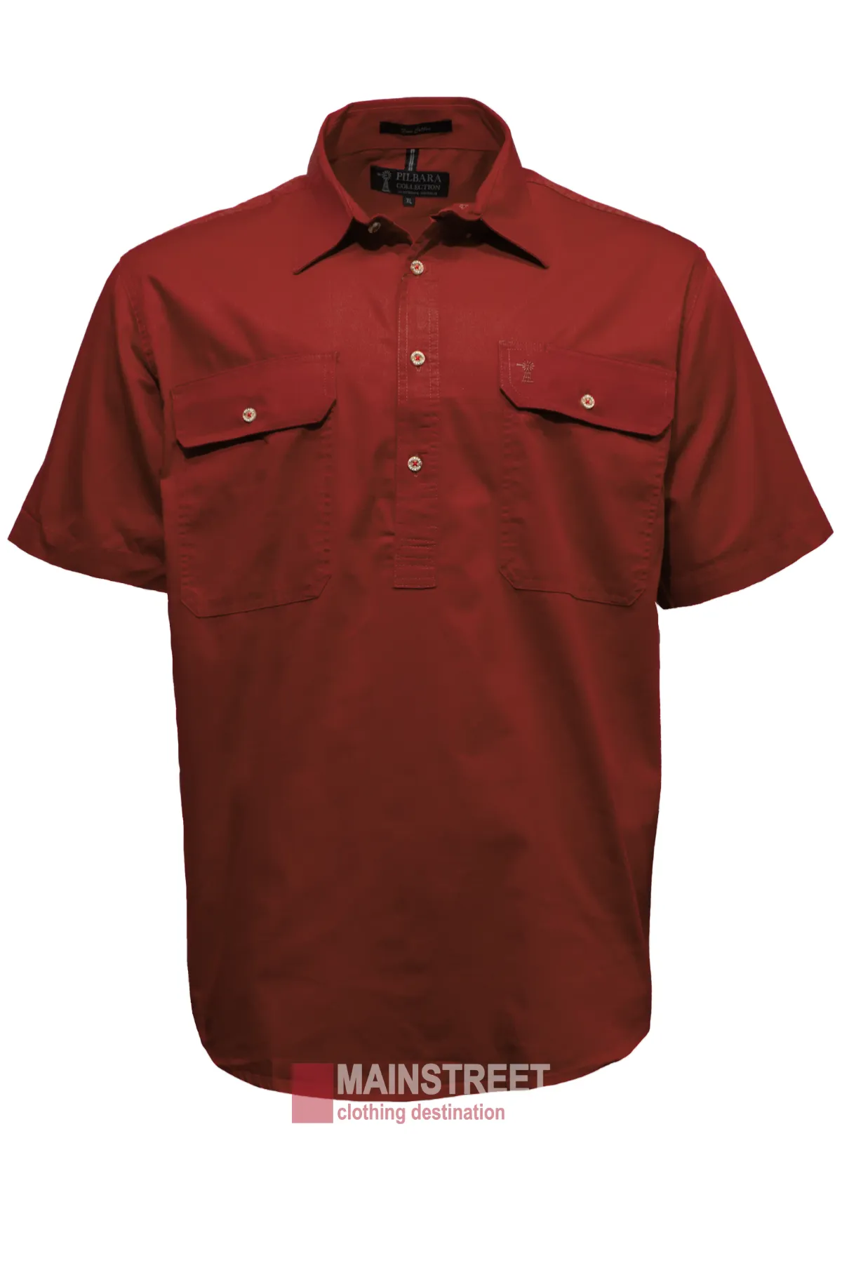 Pilbara Short Sleeve Closed Front