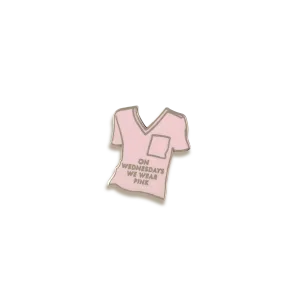 Pink Scrub Top Enamel Pin by V Coterie