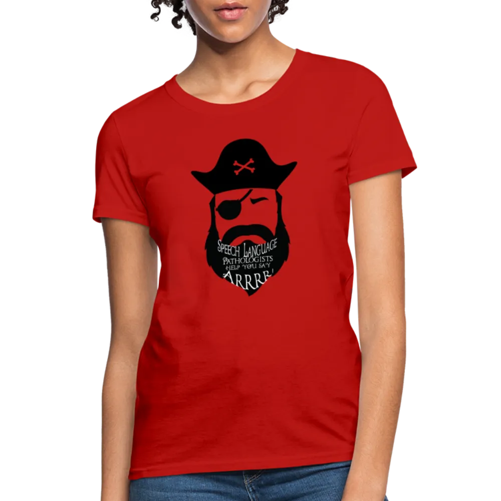 “Pirate-Speech Therapist-Arrr”-Women's T-Shirt