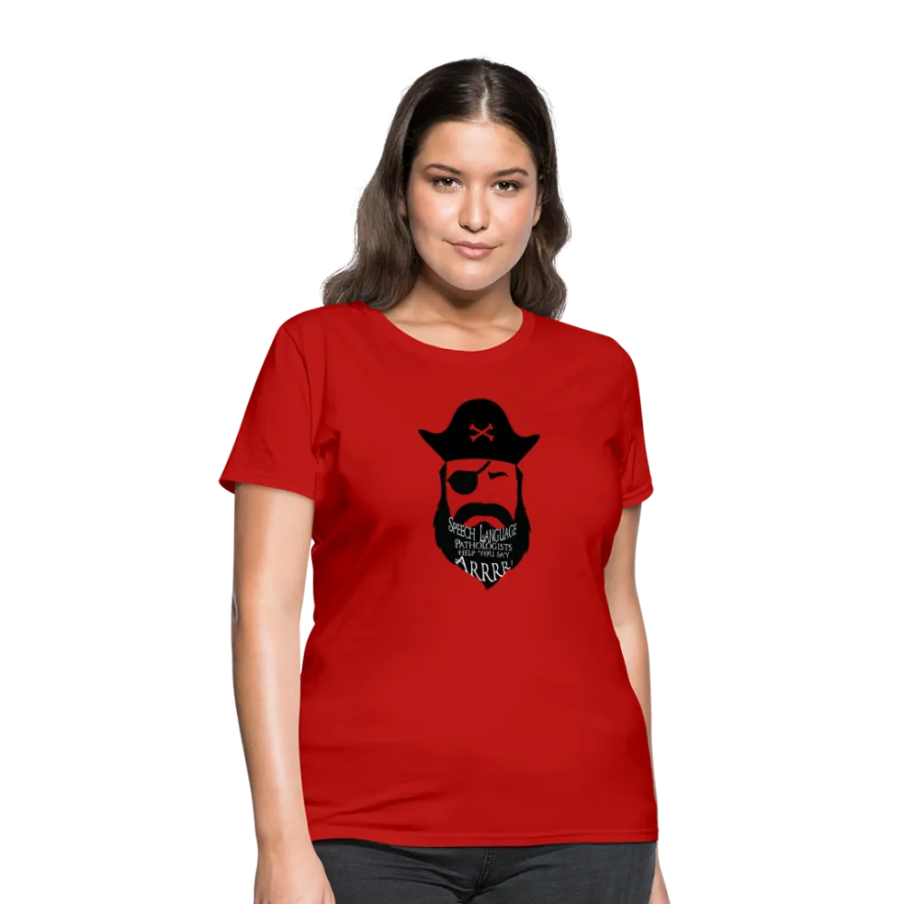 “Pirate-Speech Therapist-Arrr”-Women's T-Shirt