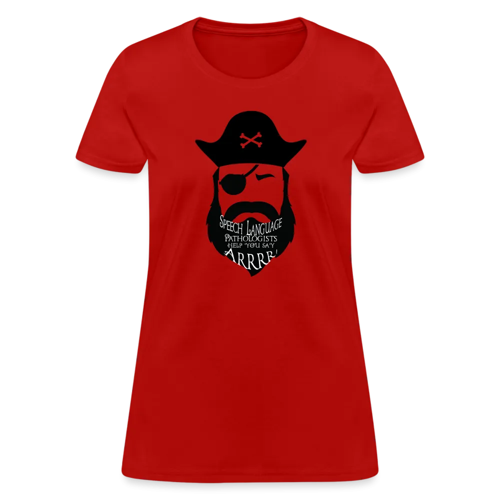 “Pirate-Speech Therapist-Arrr”-Women's T-Shirt
