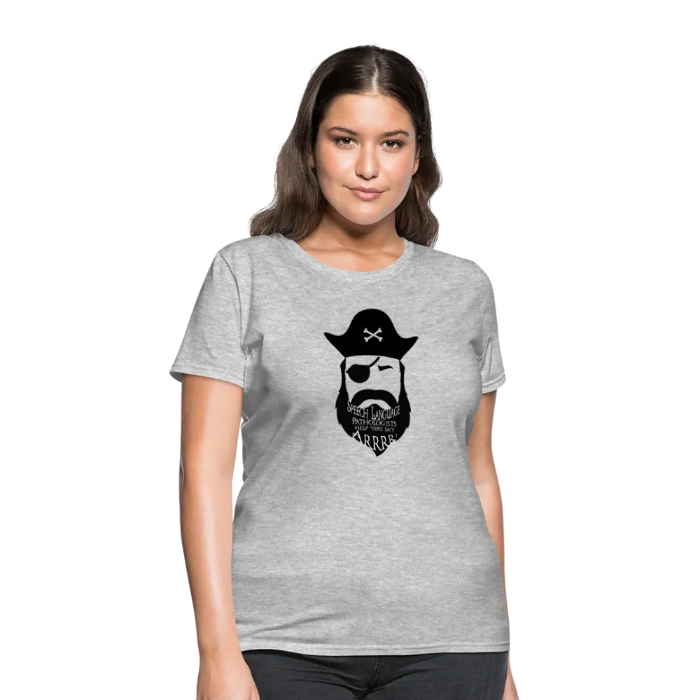 “Pirate-Speech Therapist-Arrr”-Women's T-Shirt