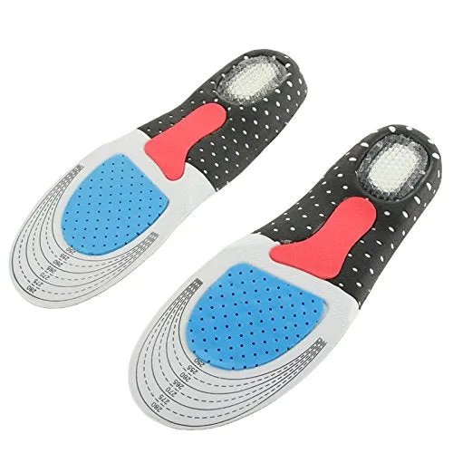 Plantar Fasciitis Support Insoles for Men or Women - Foot Arch Support Inserts