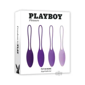 Playboy Pleasure Put In Work Kegel Balls Set