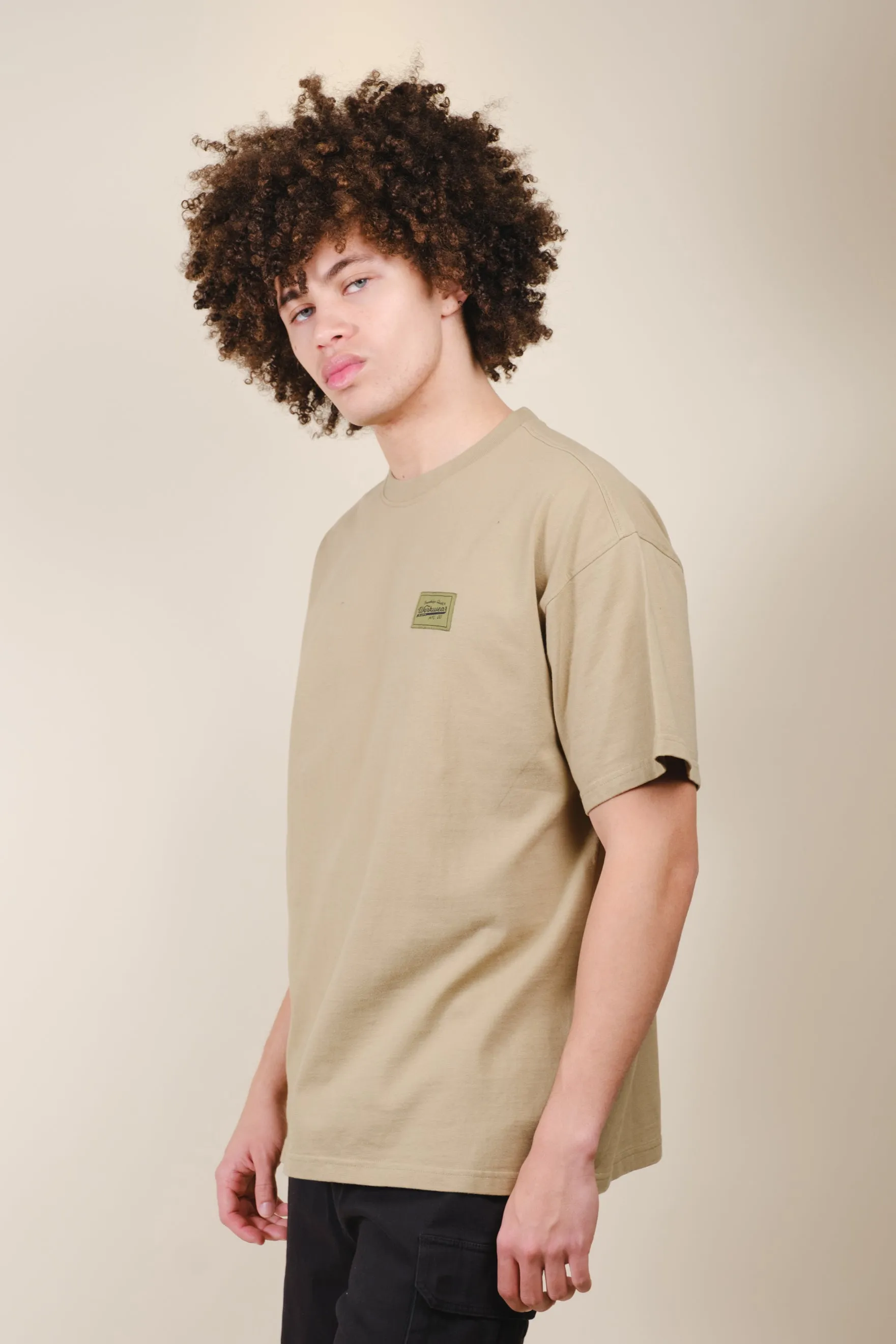 Premium Heavy Weight Workwear Compass Tee